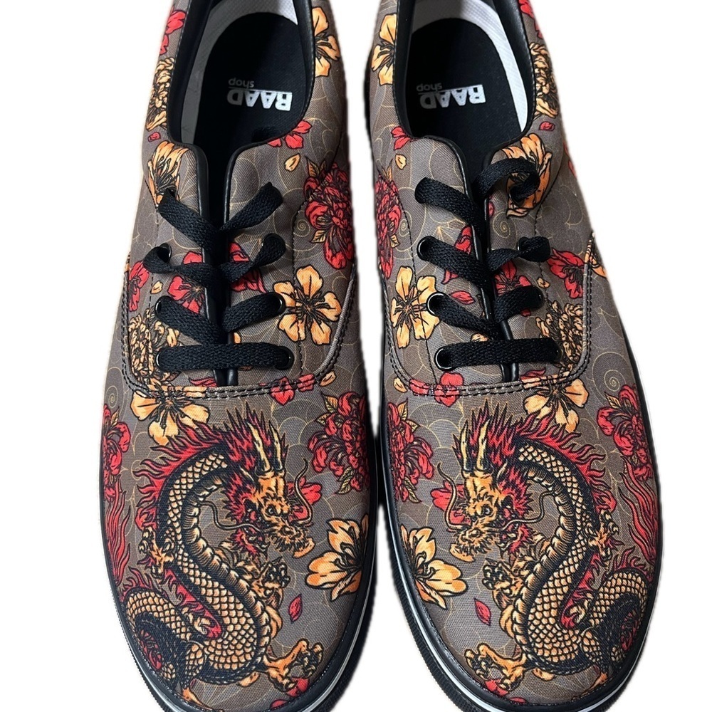 Dragon Print Men's Shoes, by RAAD, Size 13M, NWOT